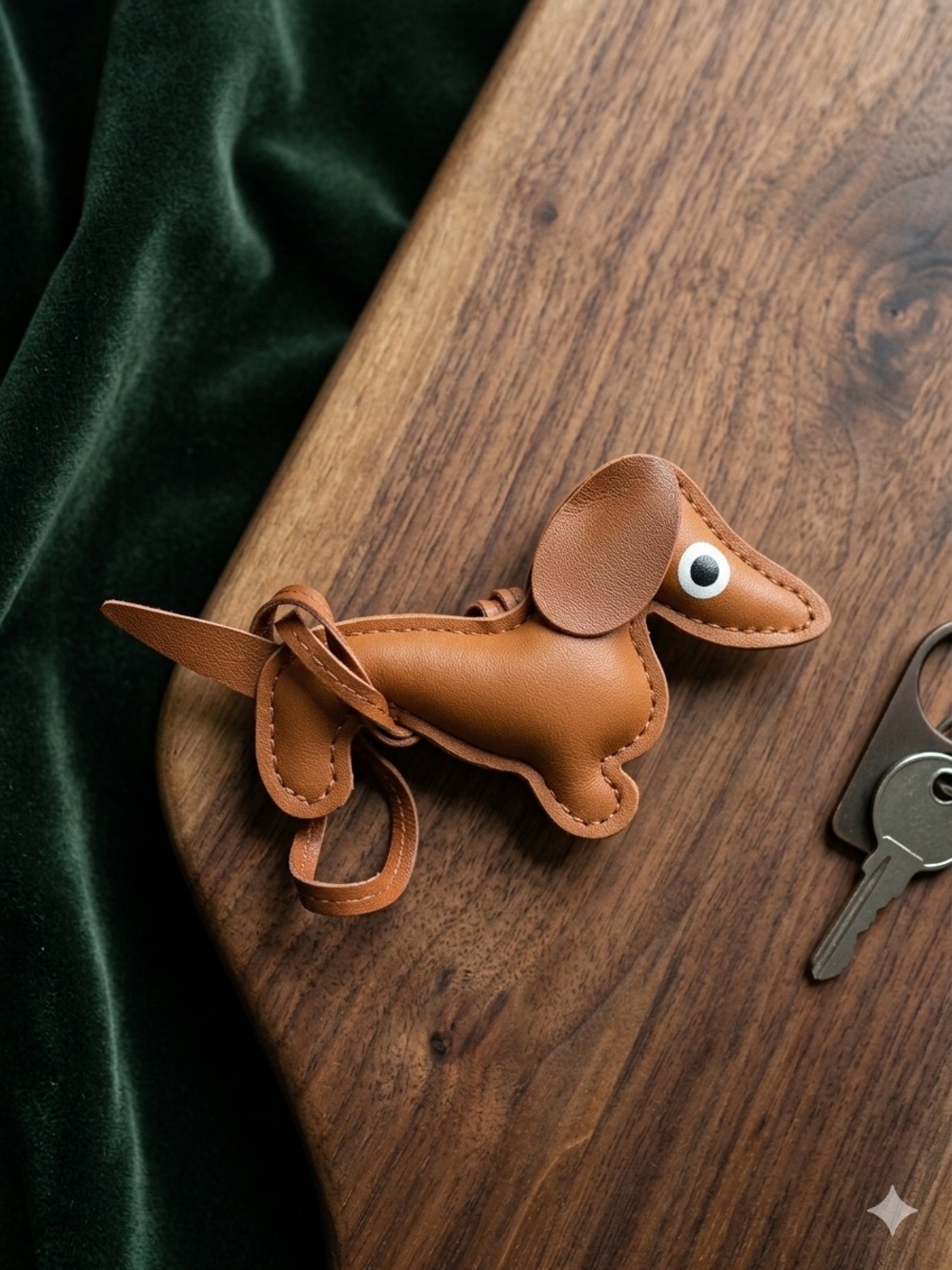 Dachshund Key/ bag Charms — Black, (only have black dog left) - Picture 4 of 5